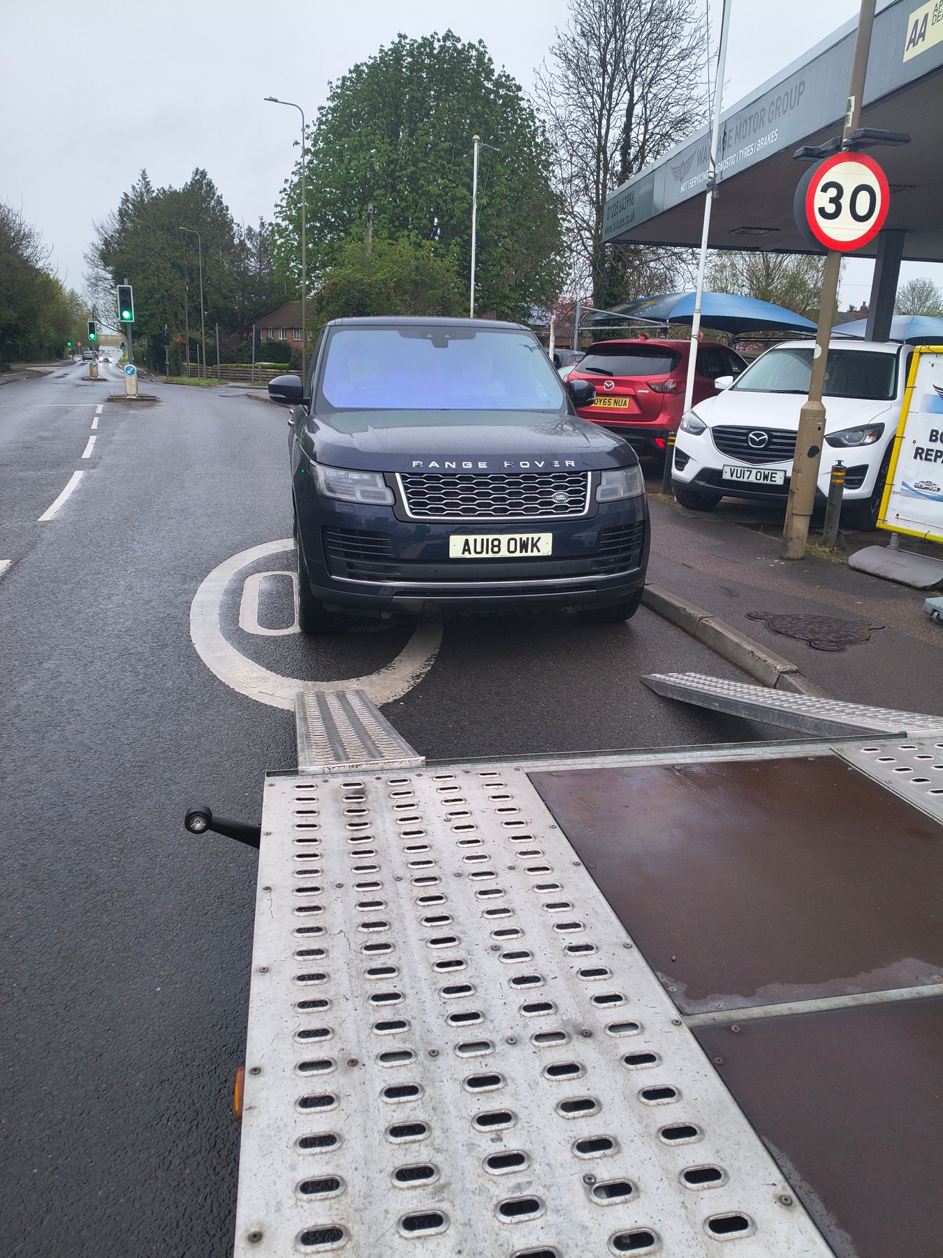 Vehicle transport on an ANYTOW recovery truck